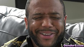 Interracial anal sex with trans doctor Kasey Kei