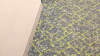 Naughty Elevator Ride Will She Get Caught?