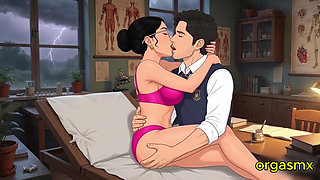 Desi Bhabi Mature College Lecturer Romantic Monsoon Rain Passion - New Video