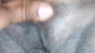 Black Aunty Hot Pussy Showing and Blowjob with Stepson
