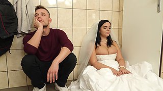 Chubby Latina bride gets intimate with her brother-in-law for wild POV