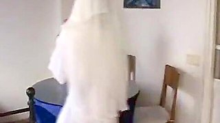 Bride in chastity belt