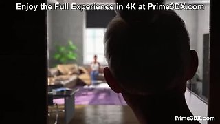 Slow and Sensual Futanari 3D Anime - Big Cock Monster Fuck