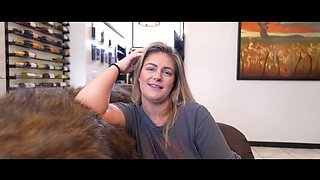 Clover Baltimore Hot Mom Blowjob & Creampie - Step Son Helps Divorced MILF in Bedroom