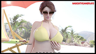 Heartproblems 35 by Xenorav - Horny Stepson Can't Stop Getting Hard Because of Sexy Stepmom in Bikini