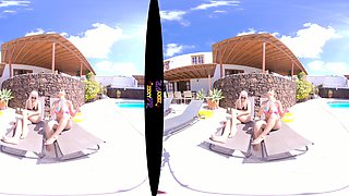 Blonde teens naughty public masturbation outdoors