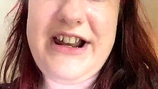 Giantess Discovers a Tiny and Has Fun Turning It Into Foot Slave and Squishy Toy