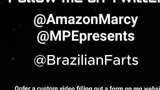 BRAZILIAN FARTS by Goddess Marcy - Farting Ass Eating: