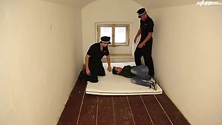 Cuffed, Handcuffed, And Spit-roasted Twink - Aslan Brutti