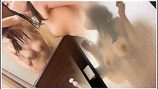 Sex With A Busty Japanese Woman Who Gets Excited And Ejaculates A Lot While Taking A Shower