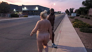 Thick BBW Wife Loves to Show off and Be Nude in Public!