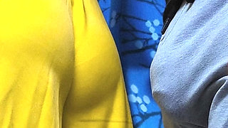 Girl Caught In Public Bus While She Stroking Stranger's Cock Until Ejaculation