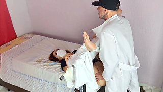 Cute Sexy Plump-assed Brazilian Redhead Gets Fucked Up To Squirting & Jizzed During the Gyno Exam