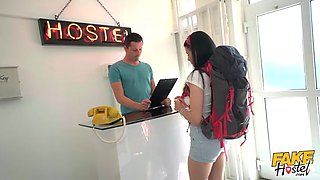 Succesful Hostel Check-in - The Twin Sting starring brunette slut Billie Star