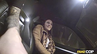 Faux cop Monty Cash gets it on with a woman heading home after a night out