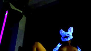 Amateur blondie solo anal masturbation