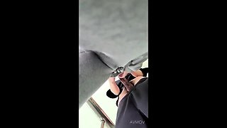 Natural Amateur blowjob outdoors exposed