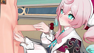 Honkai Star Rail - Hyacine X Caelus Passionate Sex - 3D Hentai Animation