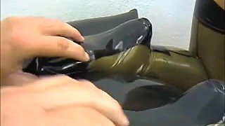 Latex porn models video with true german foot fetish