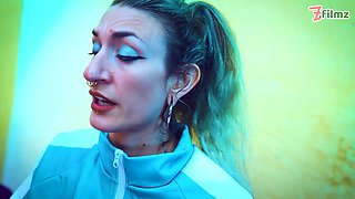 Squirt Games: 100% ANAL for skinny tattoo babe - balls deep, ATM, facial, swallow