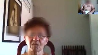 Brazilian Granny on webcam
