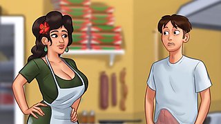 Summertime saga, anime porn, mommy