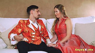 Blonde Stella Cardo Takes Brutal Anal Pounding While Swallowing Thick Cum Loads in Hardcore Action