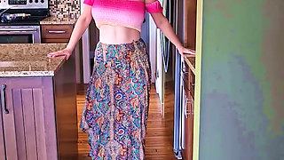 Voyeur Peek into Mommy at Home Alone Solo Wife vid clips from her OnlyFan Page Compilation