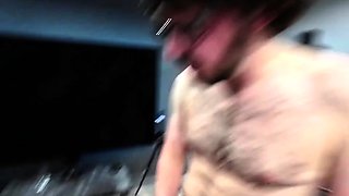 Close up anal fuck and blowjob threesome