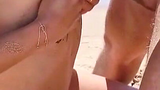 On the Beach in Greece She Sucks and Jumps on Her Stepdad's Cock