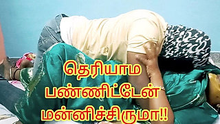 Step Son Seduces Horny Step Mommy - Tamil Aunty Loud Moaning & Big Natural Tits