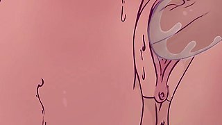 A Nun Imagines Being Fucked in Front and Behind in a Prayer Booth! Hentai,cartoon,parody!