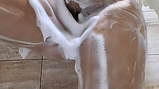Big Ass Wife Taking a Shower