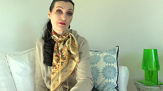 Wear a Silk Scarf and Masturbate in Front of Me, Lady Victoria Valente
