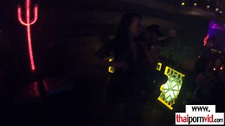 Amateurs Thai bitch in stockings nailed