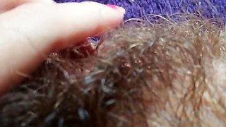 Extreme Close-Up Big Clit Orgasm: Rough Vibrator On Huge Clitoris