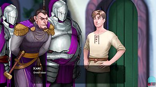 Playing a dating simulator with a focus on big butts and boobs