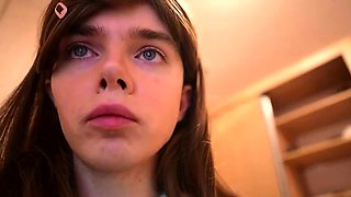 Curly Blonde Teen Records Solo Dildo Masturbation More at