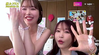 Huge Japan blowjob and handjob POV orgy with a cumshot