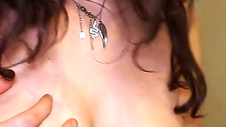 Young Innocent Girl Shows Her Hairy Pussy in the Shower on Cam