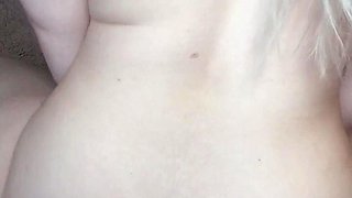 Tight sweet clit and ass solo toy fun