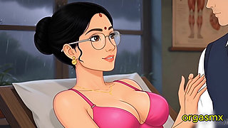 Desi Bhabi Mature College Lecturer Romantic Monsoon Rain Passion - New Video