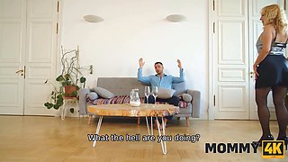 Watch krayana chias seduce Oliver trunk with her hot MILF body and help him to cum