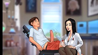 Busty Indian Teacher Fucks Student in Classroom - Summer Time Fun