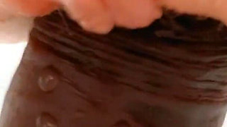 What Do Teenagers Usually Do in the Bathroom? Stretching My Tight Pussy with a Big Cock