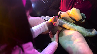 I Give My Stepdad's Best Friend a Handjob