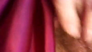 I Came Very Hard When I Was Jerking off My Clitoris, Very Hairy and Creamy Pussy, Hot MILF Masturbating