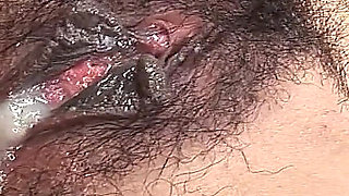 Asian MILF Yuki Fucked Hard in a Threesome and Squirted in Her Hairy Pussy