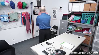 Gia Vendetti stripped, humiliated & fucked hard in the office by LP officer