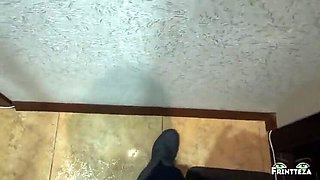 Stepmom Shares Bed with Stepson on Day 10 – Hot Amateur Throatpie Blowjob